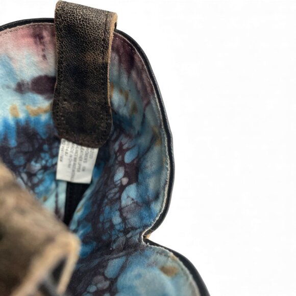 Laredo Leather Studded Western Cowgirl Snip Toe Boots Women's 10 M - Picture 11 of 14